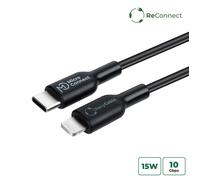 Microconnect ECO-USB3.1CL1 lightning cable 1 m Black