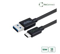 MicroConnect ECO-USB3.2CA0.25 USB 3.2 Gen 2 USB A to USB C 0.25m Black