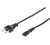 Microconnect Euro 2-Pin CEE 7/16 to C7 Figure-of-Eight Power Cord 1.8m Black
