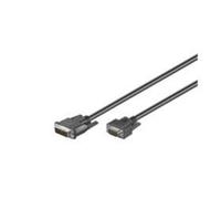 MicroConnect Full HD DVI-I (12+5) to VGA Cable Male to Male 2m - Black (50990)