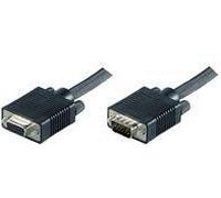 Microconnect Full HD SVGA HD15 Monitor Extension Cable 1m - Black