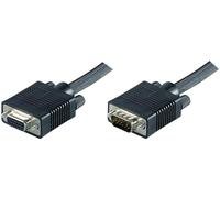 Microconnect Full HD SVGA HD15 Monitor Extension Cable 5m - Black