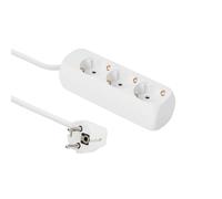 Microconnect GRU003W power extension 1.8 m 3 AC outlet(s) Indoor White