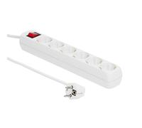 Microconnect GRU00610W power extension 10 m 6 AC outlet(s) Indoor Whit