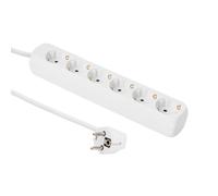 MicroConnect GRU00615W 6-waySchuko power Socket 1.5m