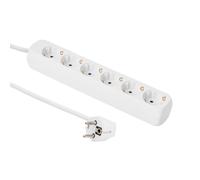 MicroConnect GRU0065WA Power Extension 5m 6-Way Schuko Socket White