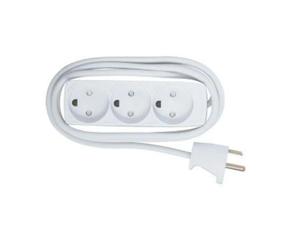 MicroConnect GRU035WDK 3-way Danish Power Strip 5m