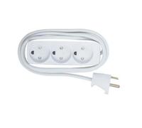 MicroConnect GRU035WDK 3-way Danish Power Strip 5m