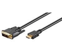 MicroConnect HDM191813 HDMI to DVI-D Cable 3m Full HD 1080p Gold-Plated