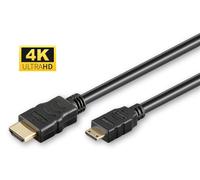 MicroConnect HDM1919C2 HDMI 1.4 Type A to Mini Type C Cable - 2m 4K Gold-Plated