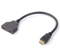 Microconnect HDMI Y-Splitter Cable 1 to 2 - Black (MONJK8)