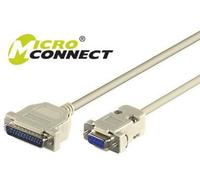 MicroConnect 3 m Grey Serial Cable DB-9 DB-25 DB-9 DB-25 M/F 3 m - Serial cable