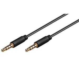 MicroConnect IPOD016 3.5mm 4-pin 2m M-M Black