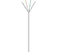 Goobay 95695 CAT 6 Network Cable U/UTP Grey CCA Copper Mix for SOHO Applications AWG 23/1 Solid PVC