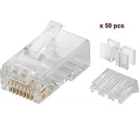 Microconnect KON503-50 wire connector RJ45 Transparent