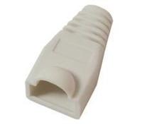 MicroConnect KON503W RJ45 Strain Relief Boot - White, 50 Pack