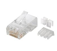 Microconnect KON511-10 wire connector RJ45 Transparent