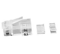 MicroConnect KON511-50 RJ45 Plug MP8P8C CAT6a 50-Pack Translucent
