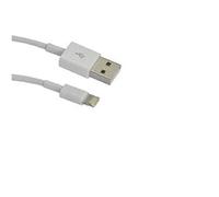 MicroConnect LIGHTNING1 USB Cable 1 m USB A 2.0 Male Connector/Male Connector, White