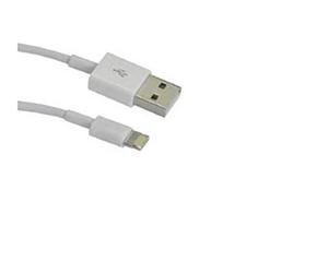 MicroConnect LIGHTNING1 USB Cable 1 m USB A 2.0 Male Connector/Male Connector, White