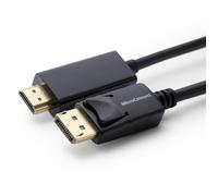 Microconnect MC-DP-HDMI-100 video cable adapter 1 m DisplayPort Black