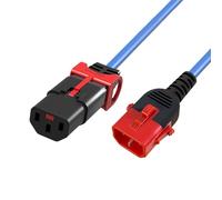 MicroConnect MC-DUALC13C14S-3B Powercord C13 IEC Lock+ - C14