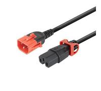 MicroConnect MC-DUALC14C15-2M Powercord C14 IEC Lock+ Dual