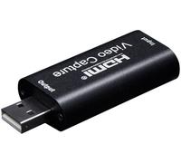 MicroConnect MC-GEN-CH HDMI Video Capture Card (USB 2.0), 4K 30Hz Input / 1080p 30Hz Output, Black