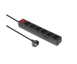 Microconnect MC-GRU00615BS power extension 1.5 m 6 AC outlet(s) Indoor