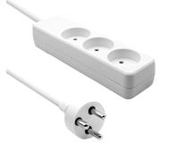 MicroConnect MC-GRU0350DK Power strip 3 outlets 5m White