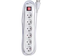 MicroConnect MC-GRU0630DK Power strip 6 outlets 3m White