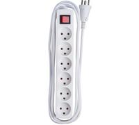 MicroConnect MC-GRU0630DK Power strip 6 outlets 3m White