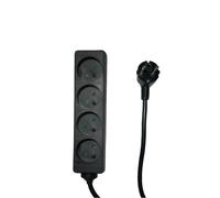 Microconnect MC-PS040150FRB power extension 1.5 m 4 AC outlet(s) Indoo