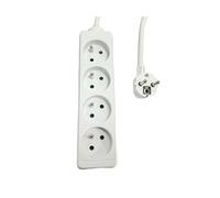 MicroConnect MC-PS040300FRW Power Strip 4-Way French Type E 3m White