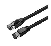 MicroConnect MC-SFTP80025S CAT8.1 S/FTP 0.25m Black LSZH