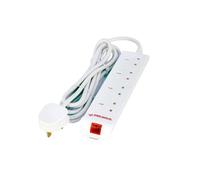 MicroConnect MC-UKSURGESTRIP4-5M 4-way UK Surge Protected