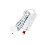 Microconnect MC-UKSURGESTRIP4-5M power extension 4 AC outlet(s) Indoor