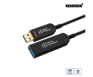 Microconnect MC-USB3.0AAF20AOP USB cable USB 3.2 Gen 2 (3.1 Gen 2) 20