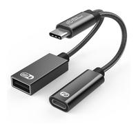 Microconnect MC-USBC-CFAF video cable adapter 0.13 m Silver