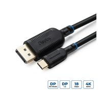 MicroConnect MC-USBCDP2 USB-C Displayport cable 2m