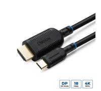 Microconnect MC-USBCHDMI2 video cable adapter 2 m USB Type-C HDMI Blac