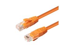 Microconnect MC-UTP6A01O networking cable Orange 1 m Cat6a U/UTP (UTP)