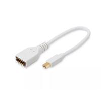 Microconnect MDPDP 0.15m Mini DisplayPort DisplayPort White DisplayPort cable