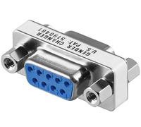 MicroConnect MOD9F9F DB9 Gender Changer - Female to Female, Blue