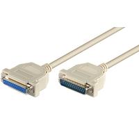 MicroConnect MODGR2 Serial Cable 2m White DB25 Male to Female