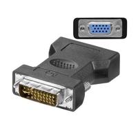 Microconnect MONAJ cable gender changer DVI-I 24+5Pin HD15 Black