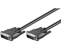 Microconnect MONCC05 DVI cable 0.5 m DVI-D Black