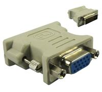 Microconnect DVI/HD15 DVI HD15 Grey cable interface/gender adapter