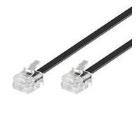 MicroConnect MPK191 Telephone Cable - 15m RJ11 Male to Male Black