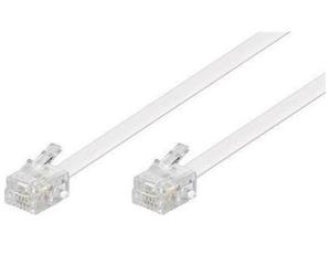 MicroConnect MPK191W ModularCable RJ11 6P/4C 15m